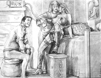 The Horrific Violent Imagery Of The BDSM Illustrator Joseph Farrel 51