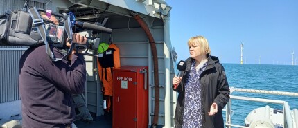 Exploring Windmill Parcs with the Belgian Navy