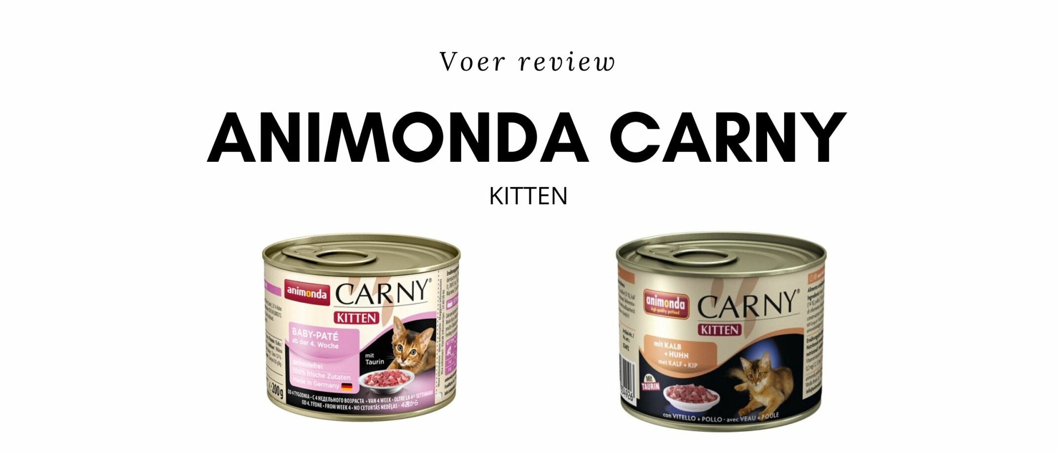 Animonda Carny Kitten natvoer - review