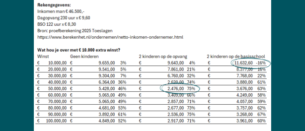 Meer winst maken is zinloos