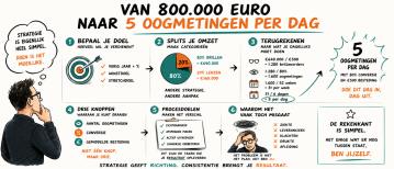 Van 800.000 euro naar 5 oogmetingen per dag
