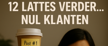 Waarom je nooit zichtbaar zal worden met je social media posts