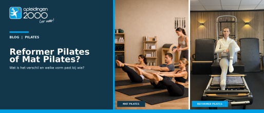 Reformer Pilates of Mat Pilates: wat is het verschil en welke vorm past bij wie?