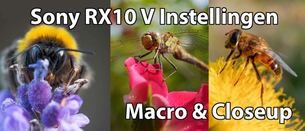 Sony RX10 V Macro & closeup fotografie instellingen