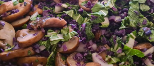 Keto recept kip met paksoi en rodekool