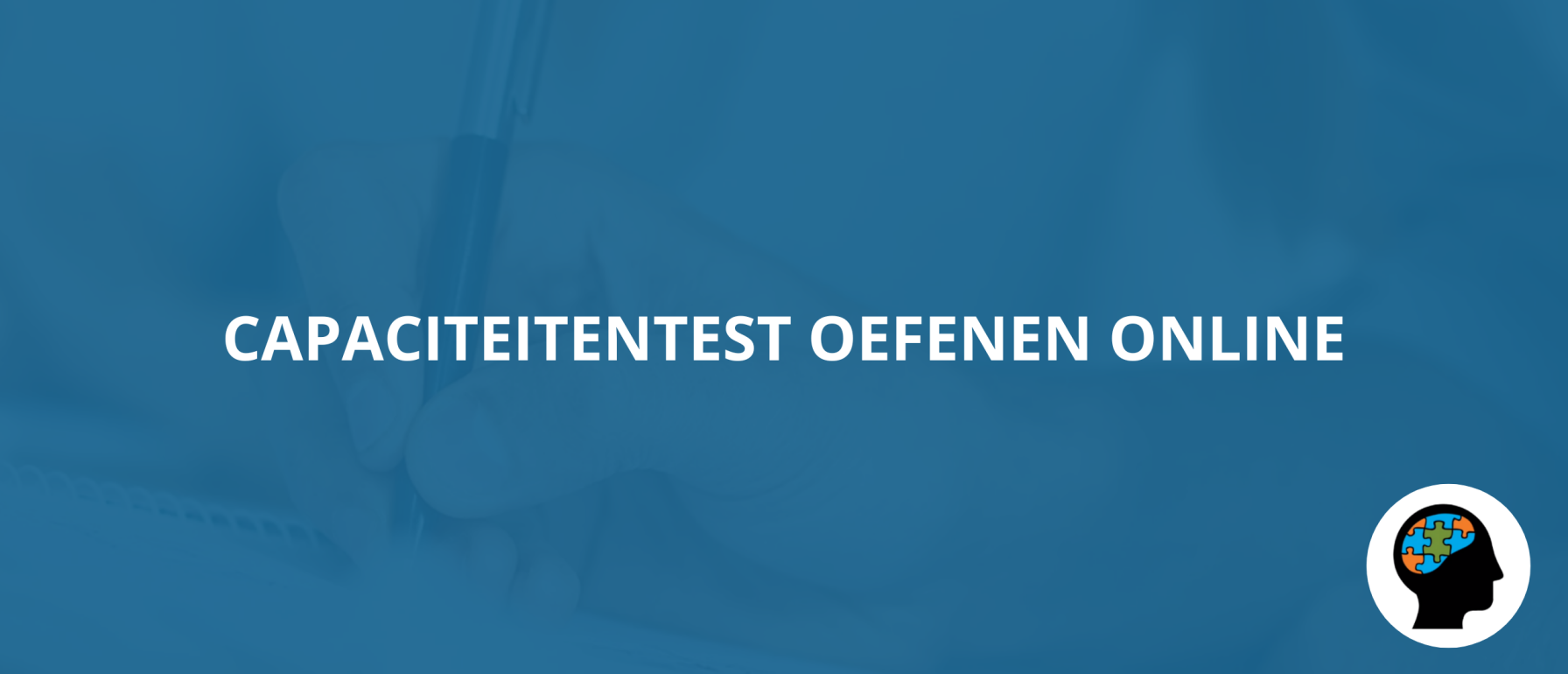 Capaciteitentest oefenen online