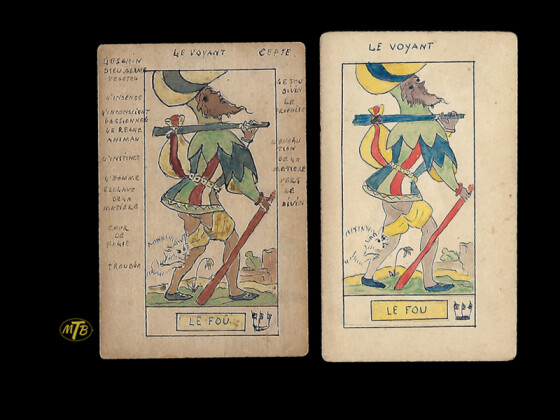 RARE: JEU DE cartes tarot Oswald Wirth 1976 avec notices EUR 80,00