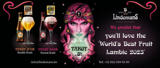 LINDEMANS BELGIAN TAROT BEER