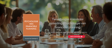 Alweer feest! Ook deze opleiding is CFP geaccrediteerd door FFP
