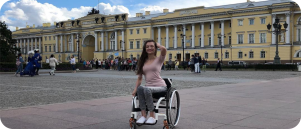 Rusland als rolstoelgebruiker