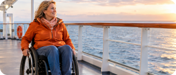 De beste maand om te cruisen als rolstoelgebruiker: weer, drukte, prijzen