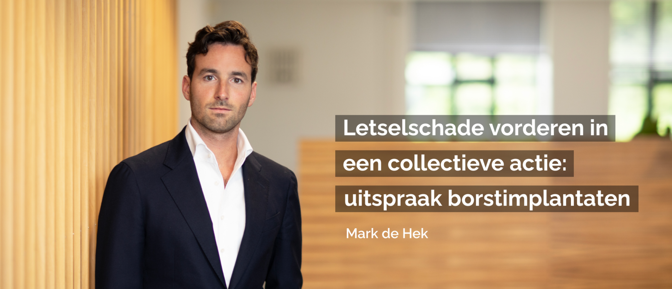 Blog Mark De Hek | Letselschade Vorderen In Een Collectieve Actie ...