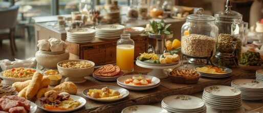 Duurzaam servies en presentatie bij ontbijtbuffetten