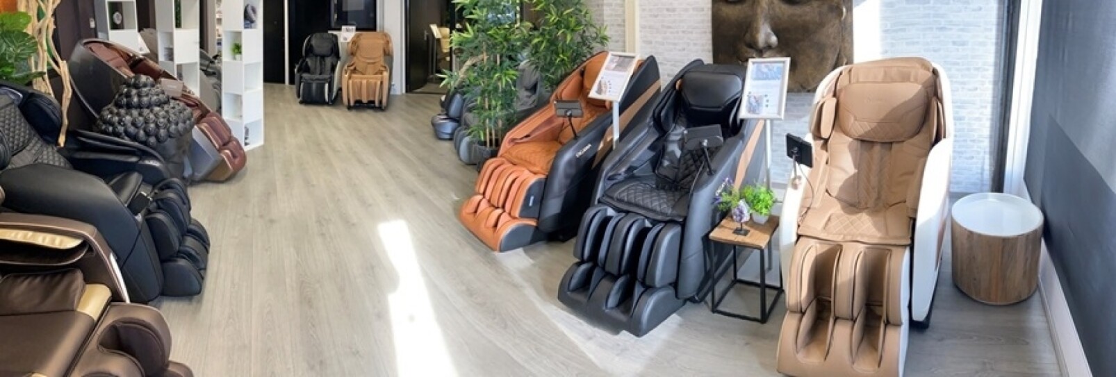 Showroom massagestoelen ervaarrust.nl