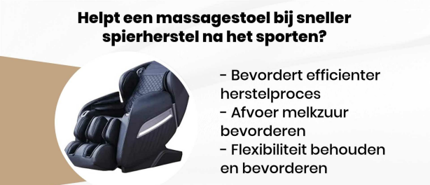 Helpt een massagestoel bij sneller spierherstel na het sporten?