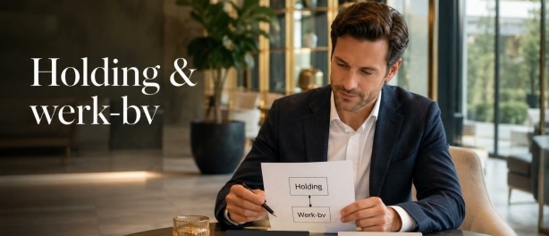 Holding en werk-bv in België: structuur, risico en adresvoering uitgelegd
