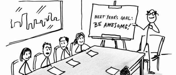 Setting goals for personal development