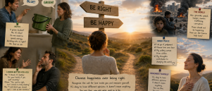 Would you rather be right or happy
