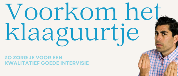 Voorkom het klaaguurtje en start met het behalen van resultaat met intervisie