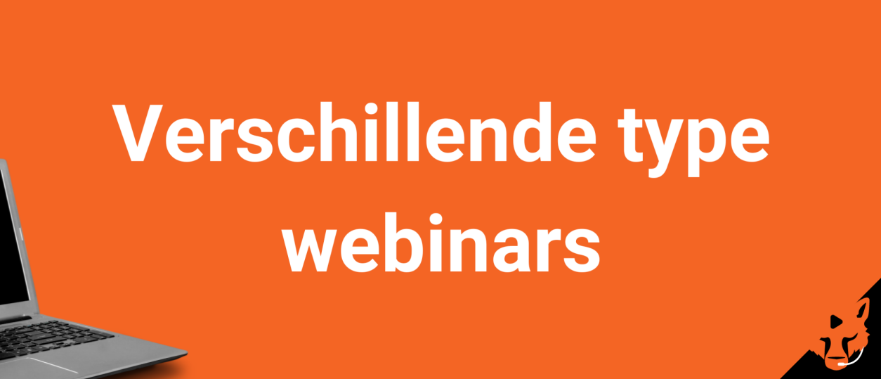 Verschillende type webinars