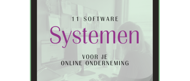 Online ondernemen werkt alleen met de juiste systemen