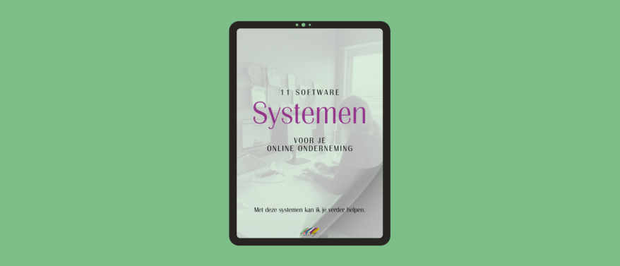 Online ondernemen werkt alleen met de juiste systemen