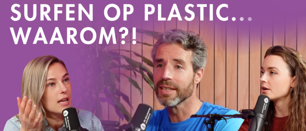 Surfend op plastic afval naar de paus - Met Merijn Tinga