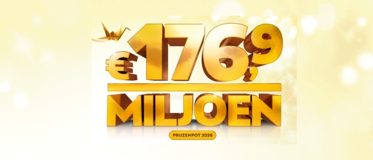 VriendenLoterij GeldGarantie - Prijzenpot van € 176,9 miljoen