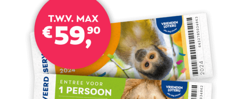 Gratis Dierentuin Kaartjes bij Vriendenloterij