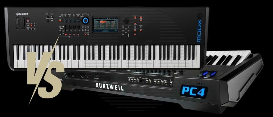 Kurzweil PC4 vs Yamaha MODX8: Vergelijking van Synthesizer-Workstations