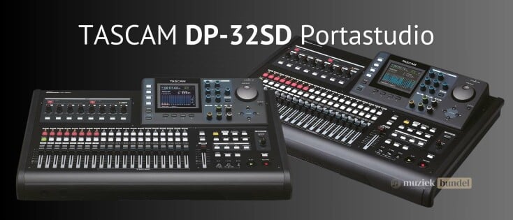 Tascam DP-32SD: De Ultieme 32-Track Digital Portastudio voor Snelle Uitgebreide Opnames