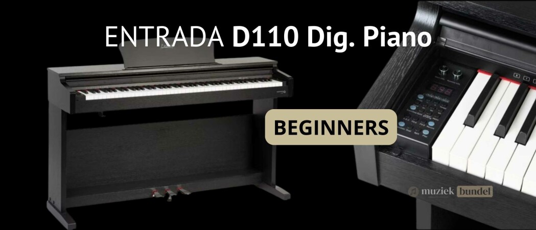 Entrada D110 Digitale Piano: Volledig Gewogen Klavier Met Krachtige 2x25W Speakers