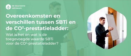 SBTi vs CO2-Prestatieladder: Verschillen, overeenkomsten en toegevoegde waarde