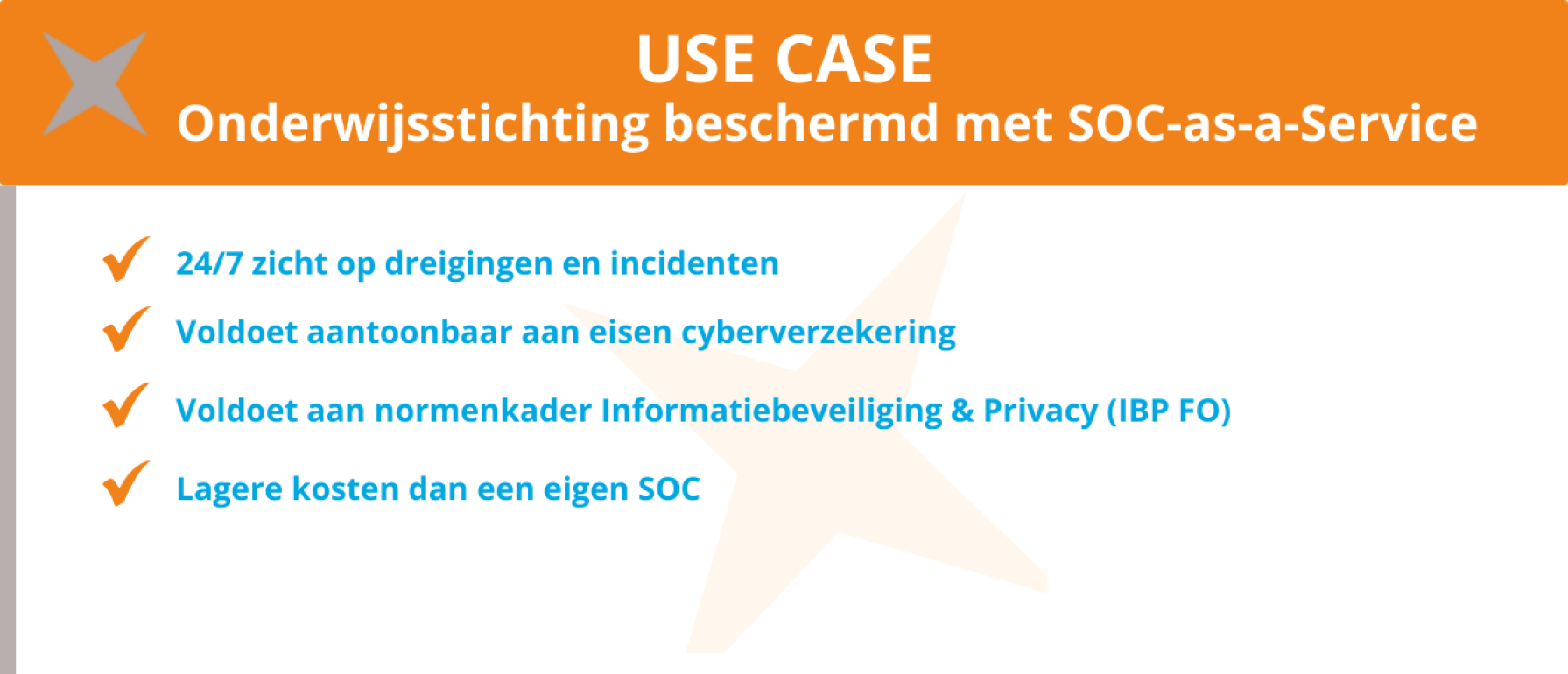 Onderwijsstichting beschermd met SOC-as-a-Service