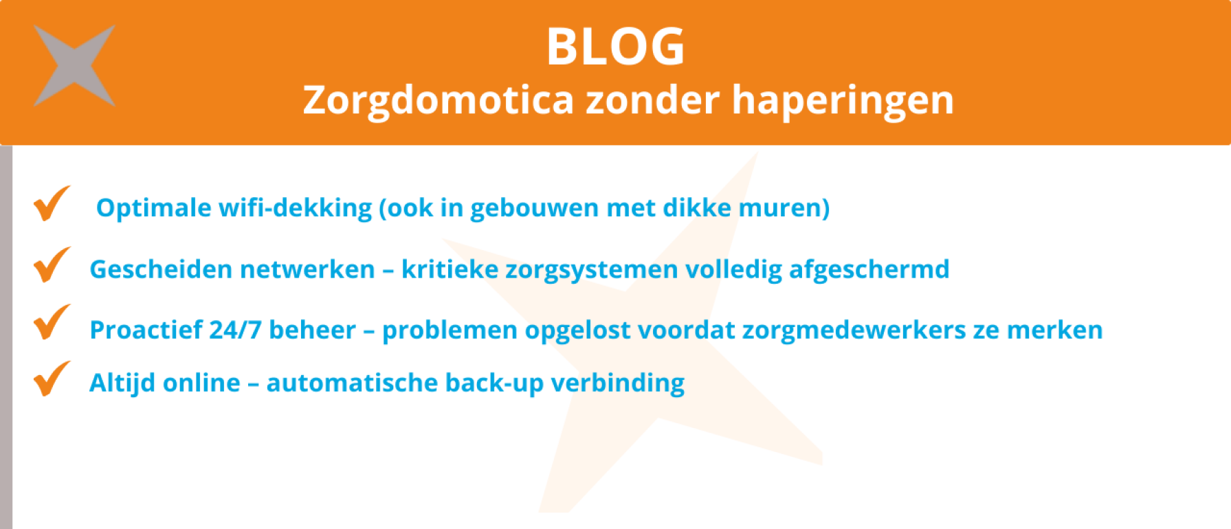 Zorgdomotica zonder haperingen: zo blijft alles werken, altijd