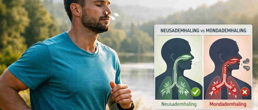 Neusademhaling tijdens sporten