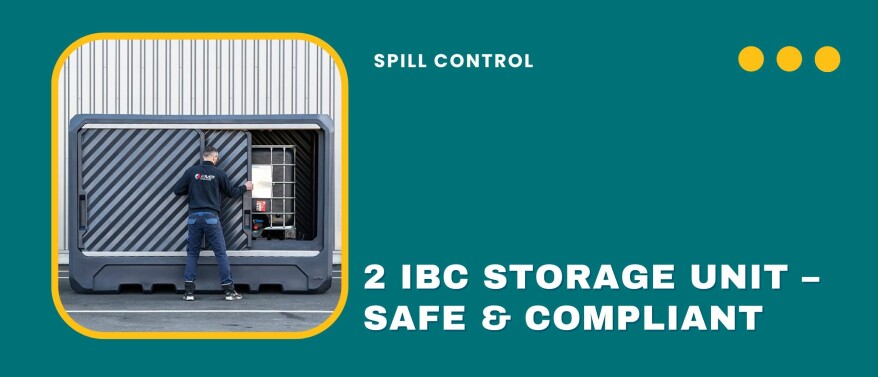 2 IBC Storage Unit – Safe & Compliant