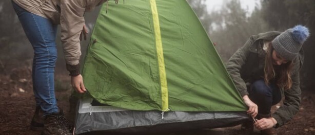 Waarom worteldoek onder tent?