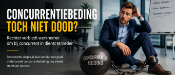 Concurrentiebeding op sterven na dood? Niet volgens deze rechter