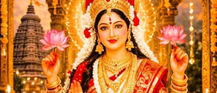 Lakshmi betekenis: de hindoe godin van overvloed, geld en geluk