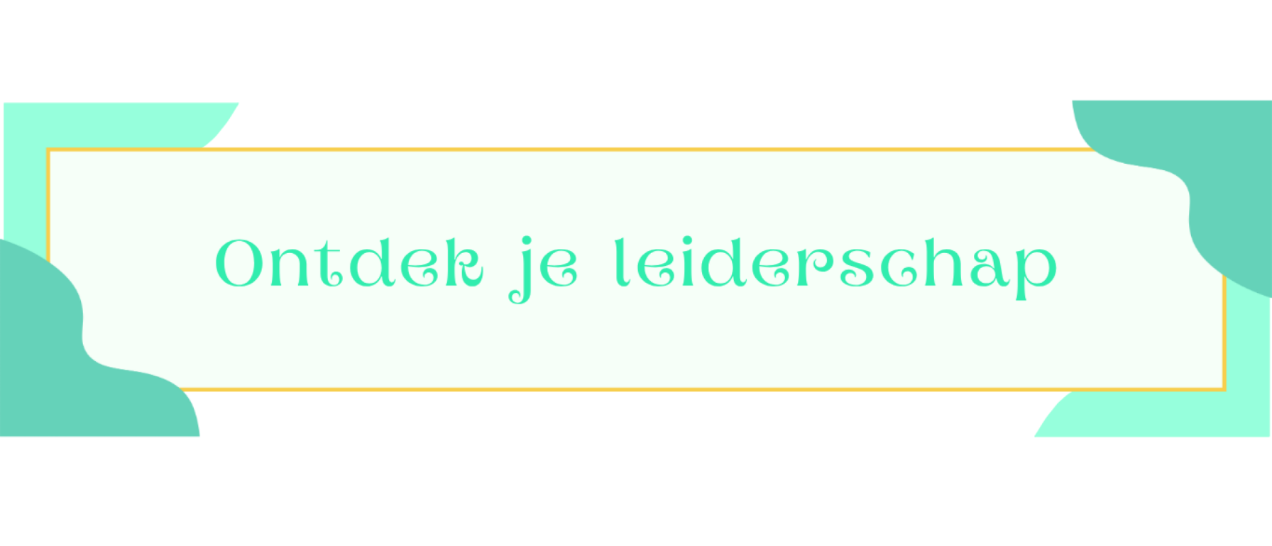 Creativiteit kent geen vaste vorm