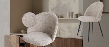 Action doet het weer: stijlvolle bouclé stoelen voor een spotprijs