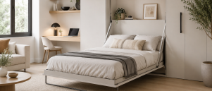 Slim ruimtegebruik met een opklapbaar bed