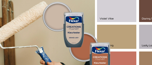 Tip! Hier shop je 5 Flexa kleurtesters voor maar € 1,99