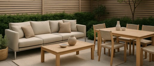 Hoe je loungesets combineert met andere tuinmeubels
