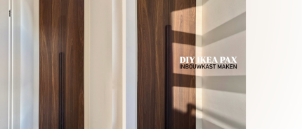 DIY: IKEA Pax kast inbouwen in Japandi-stijl