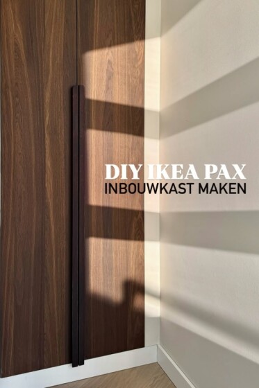 DIY: IKEA Pax kast inbouwen in Japandi-stijl