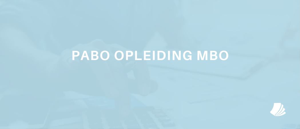 Pabo opleiding mbo