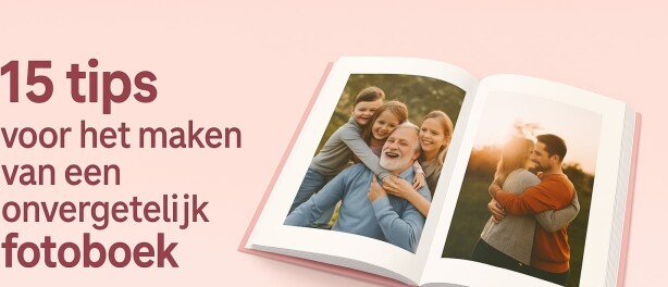 15 tips voor het maken van een onvergetelijk fotoboek