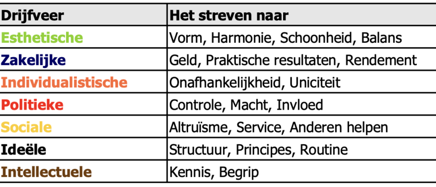 Wat zijn drijfveren?